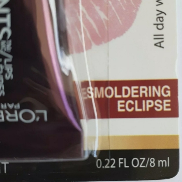 L'Oreal Lipstick Paris Cosmetics Infallible Paints Metallics Smoldering Eclipse - Picture 9 of 12